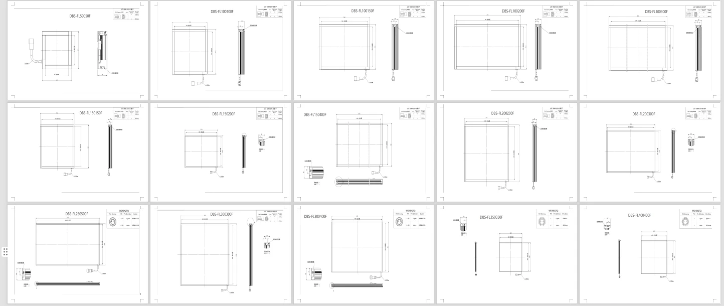 fl series surface light sources