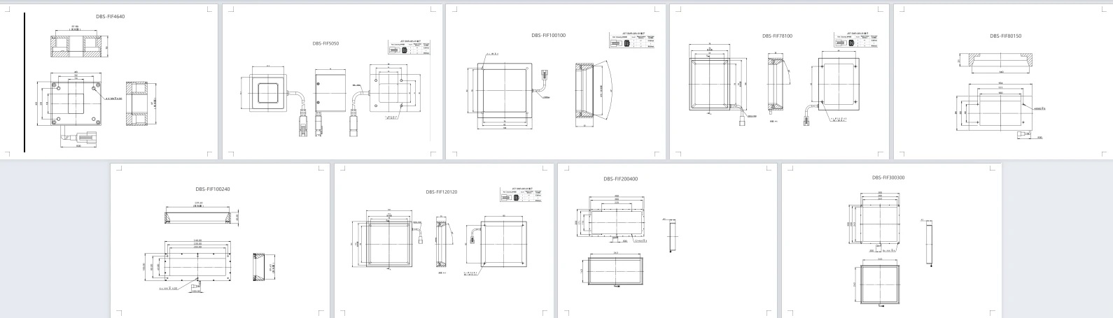 square shadowless light series